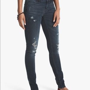 White House Black Market skinny jeans.